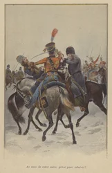 Cavaleriegevecht tijdens Napoleons invasie van Rusland, 1812